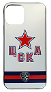 Чехол на телефон ХК ЦСКА iPhone 12 белый 