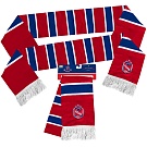 Шарф ХК ЦСКА, красн.-св.син.-бел.