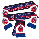 Шарф ХК ЦСКА, темно-сине-белый