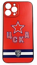 Чехол на телефон ХК ЦСКА iPhone 13 Pro Max красный 