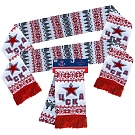 Шарф ХК ЦСКА, бело-красный