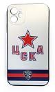 Чехол на телефон ХК ЦСКА iPhone 11 белый 
