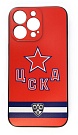 Чехол на телефон ХК ЦСКА iPhone 14 Pro Max красный 