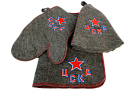 Банный набор ХК ЦСКА
