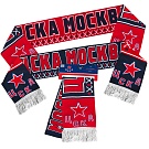 Шарф ХК ЦСКА, красно-синий